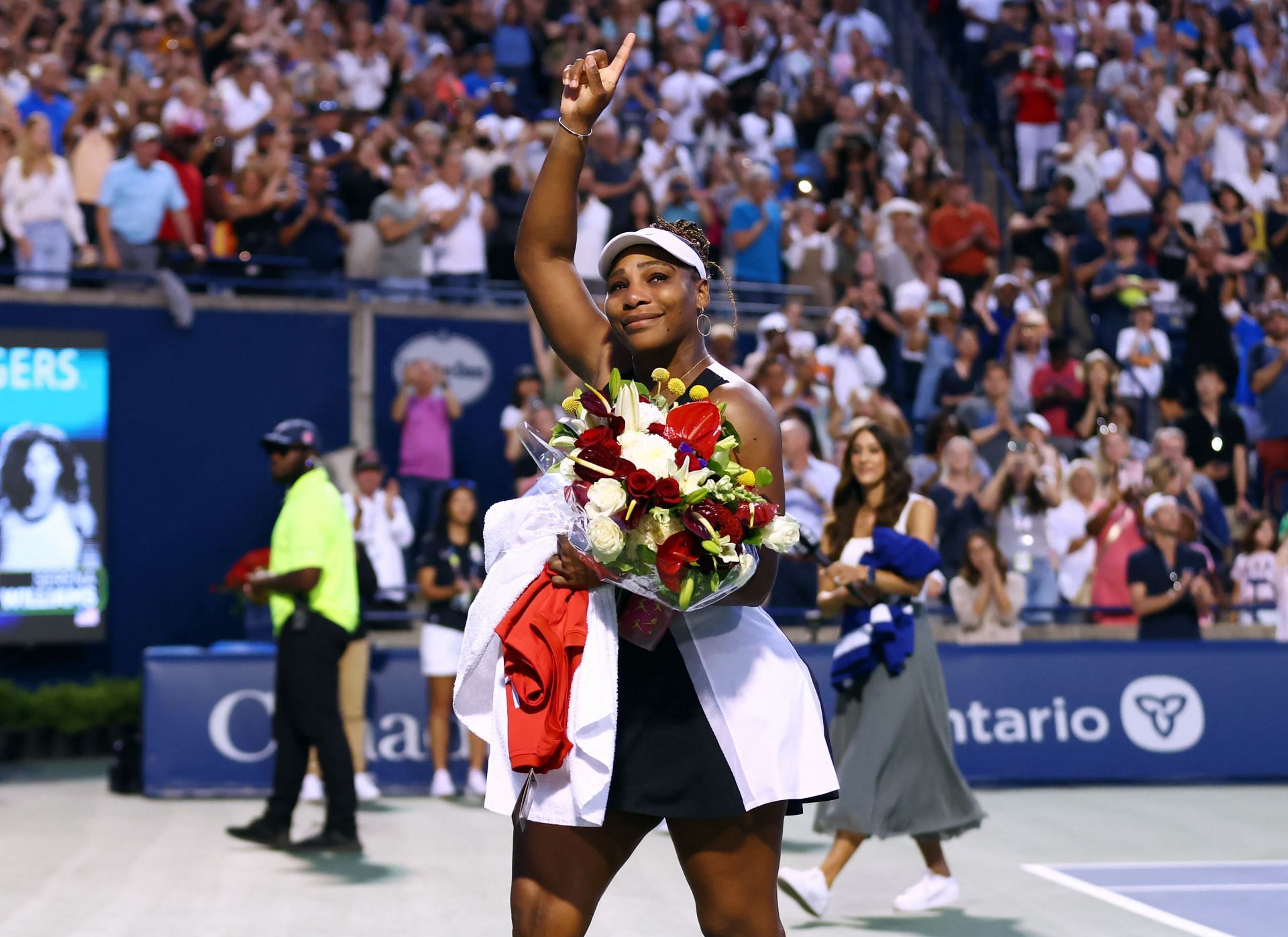 Serena Williams at the National Bank Open in Toronto.